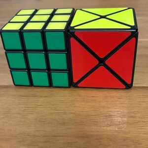 Vibrant Puzzle Cube Duo